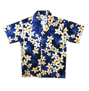 Plumeria  Boys Aloha Shirt